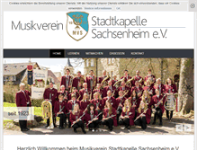 Tablet Screenshot of mvs-sachsenheim.de